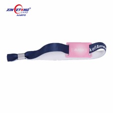 13.56MHZ Fudan F08 1K RFID Fabric Wristband For Event